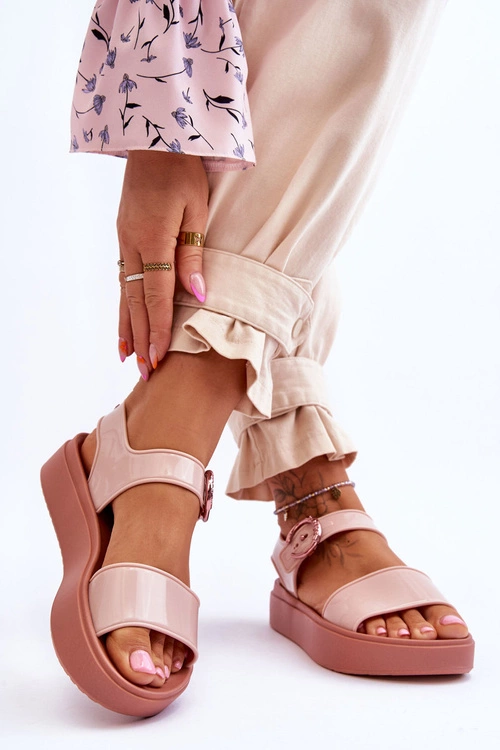 Pachnące Hipoalergiczne Sandały ZAXY JJ285242 Nude