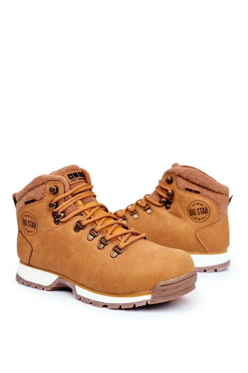 Trekkingowe Męskie Buty Big Star Outdoor Camel GG174402