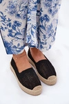 Espadryle Damskie Na Platformie Vinceza 17392 Czarne