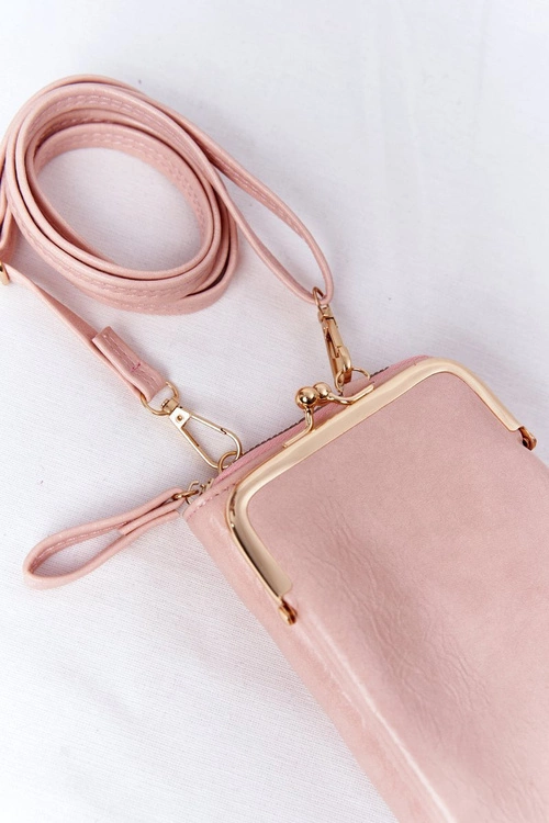 Damski Portfel 2w1Torebka Na Bigiel Selena Różowy