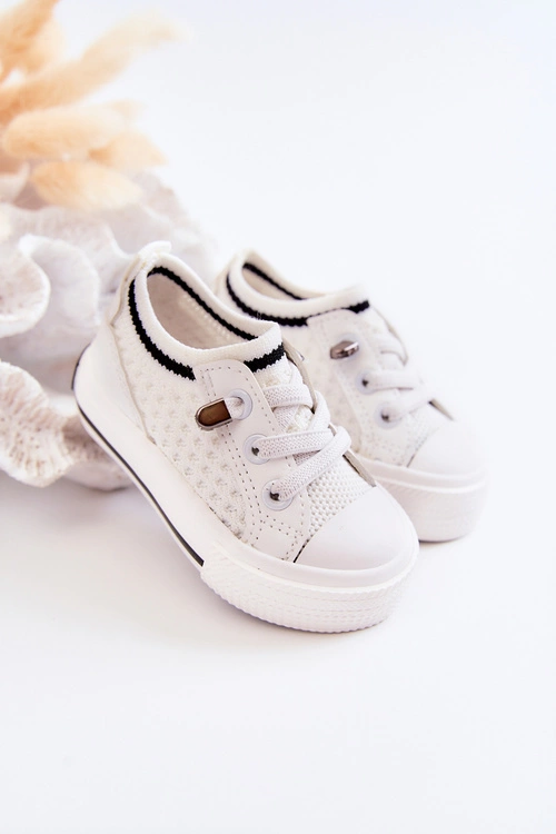 Dziecięce Wsuwane Trampki Big Star JJ374391 Białe