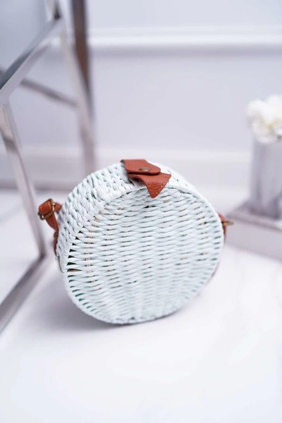 Torebka Pleciona Kuferek Sznurkowy Veeza Miętowa