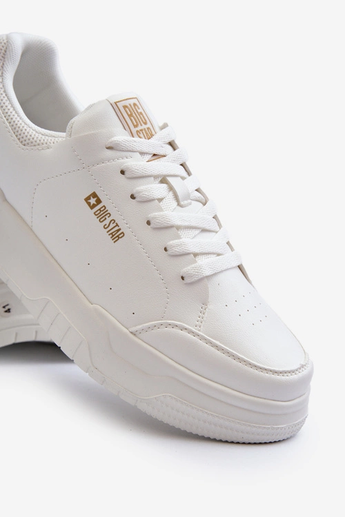 Sneakersy Męskie Memory Foam System Big Star NN174149 Białe