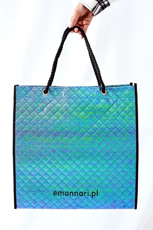 Damska Duża Torba Shopper Monnari BAG0030-M12 Holograficzna