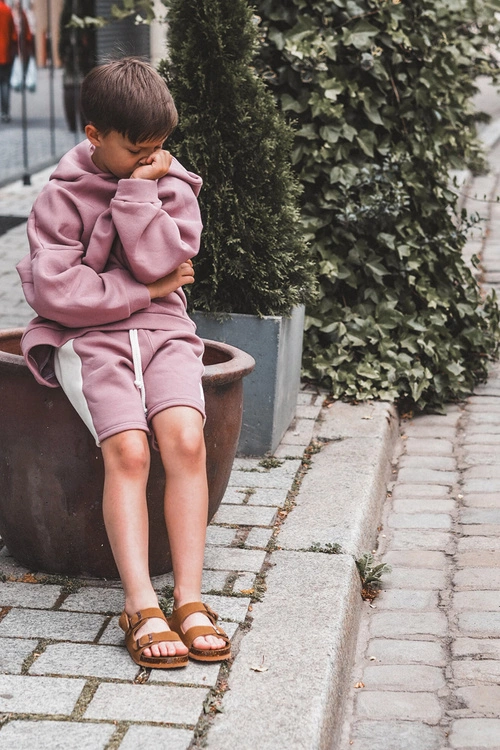 Sandałki Dziecięce Na Korkowej Platformie Zapinane Na Rzep Camel Rorria