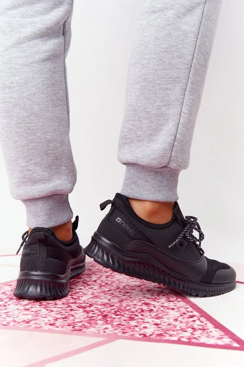 Damskie Sportowe Buty Comfort Foam Czarne The Best