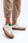 Sneakersy Buty Sportowe Niskie Damskie Białe Uvetta