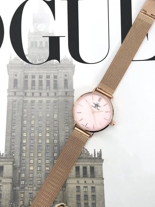 Damski Zegarek Michael John Florence Różowa Tarcza 32mm