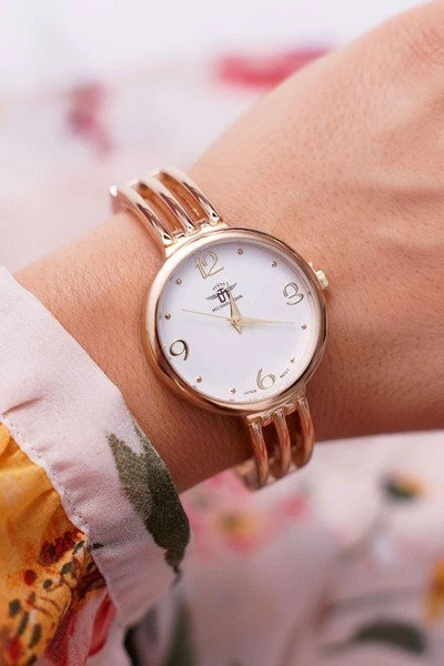 Damski Zegarek Michael John Złoty Aryja