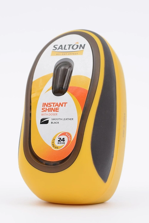 SALTON Instant Shine Gąbka do obuwia z olejem norkowym Czarna
