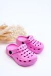 Klapki Dziecięce Piankowe Kroksy Różowe Lucas