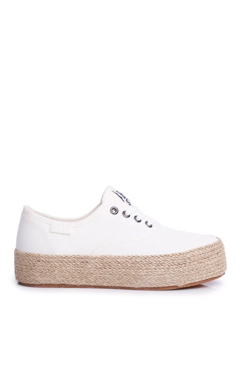 Espadryle Damskie Big Star Białe FF274143