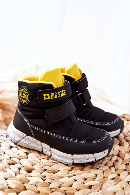 Dziecięce Śniegowce Memory Foam Big Star II374070 Czarne