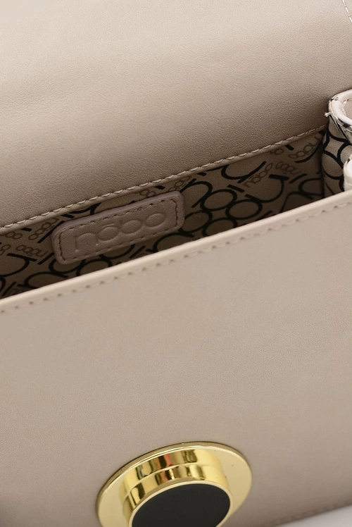 Mała Elegancka Beżowa Torebka Nobo