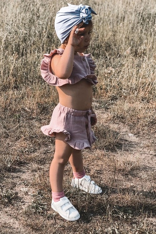 Dziecięce Tenisówki Na Rzepy Biało-Tęczowe Cute Girl