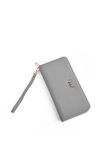 Duży Portfel Na Suwak Szary Hailey