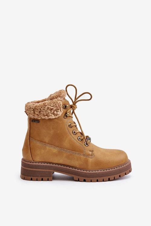 Ocieplane Trapery Damskie Big Star OO274A285 Camel