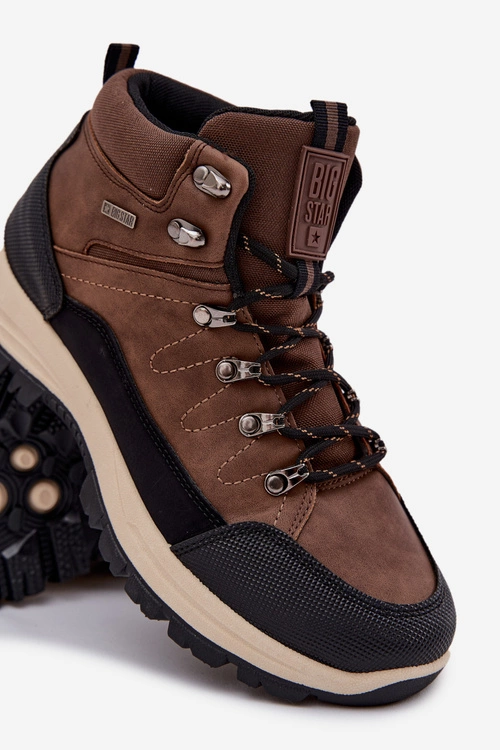 Buty Trekkingowe Męskie Big Star SS174049 Brązowe