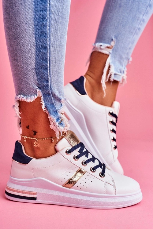 Sportowe Damskie Buty Białe Mirra