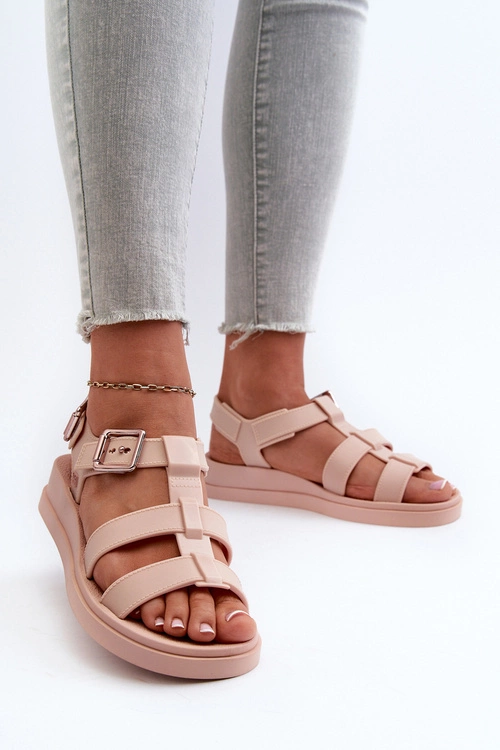 Pachnące Gładkie Sandały Damskie ZAXY NN285006 Jasnoróżowe