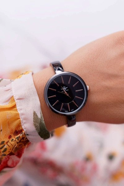 Damski Zegarek Michael John Czarny Anabe