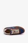 Męskie Sneakersy Buty Sportowe Lee Cooper LCW-24-03-2334 Brązowe