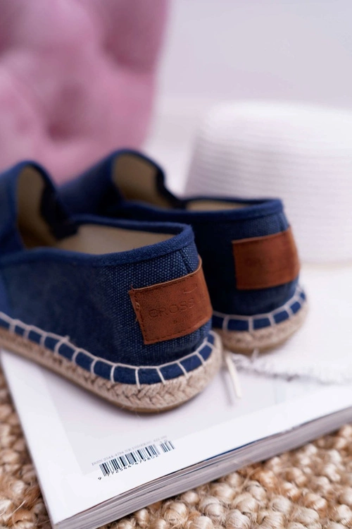 Espadryle Damskie Cross Jeans Granatowe DD2R4108
