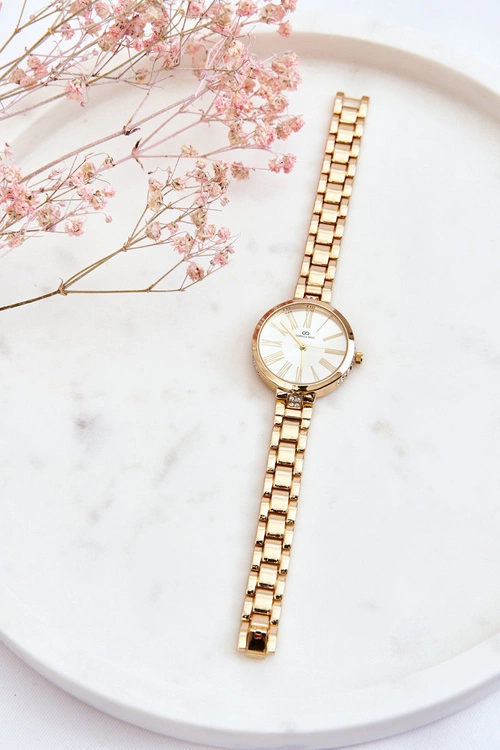 Damski Zegarek Z Jasną Tarczą Giorgio&Dario Złoty