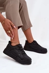 Sneakersy Damskie Na Platformie Big Star SS274589 HI-POLY SYSTEM Czarne