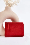 Damski Mały Portfel Na Magnes Czerwony Zaya