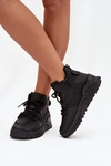 Buty Sportowe Damskie Na Platformie Big Star SS274509 Czarne