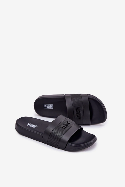 Klapki Męskie Big Star RR174A046 Czarne