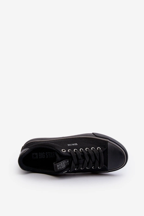 Męskie Niskie Trampki Big Star NN174005 Czarne
