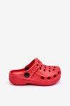 Klapki Dziecięce Piankowe Kroksy Czerwone Lucas