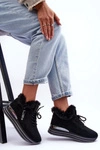 Buty Sportowe Na Platformie Z Futerkiem Czarne Jamarie