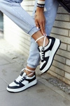 Sportowe Damskie Buty Biało-Czarne New Haven