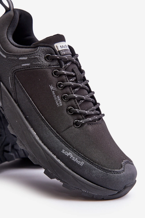 Wodoodporne Lekkie Buty Sportowe Trekkingowe Męskie McBraun Czarne