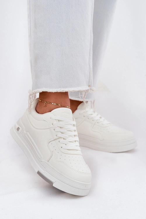 Niskie Sneakersy Damskie Big Star RR274A310 HI-POLY SYSTEM Białe