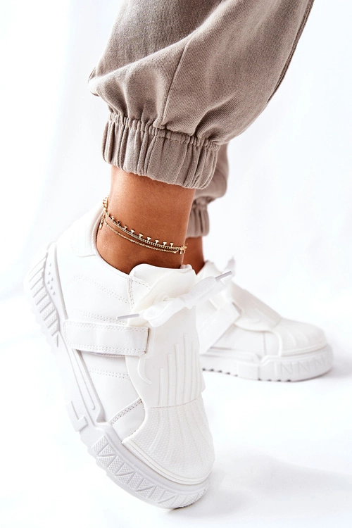 Damskie Sportowe Buty Sneakersy Białe Dreams