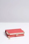 Mała Damska Czerwona Portmonetka