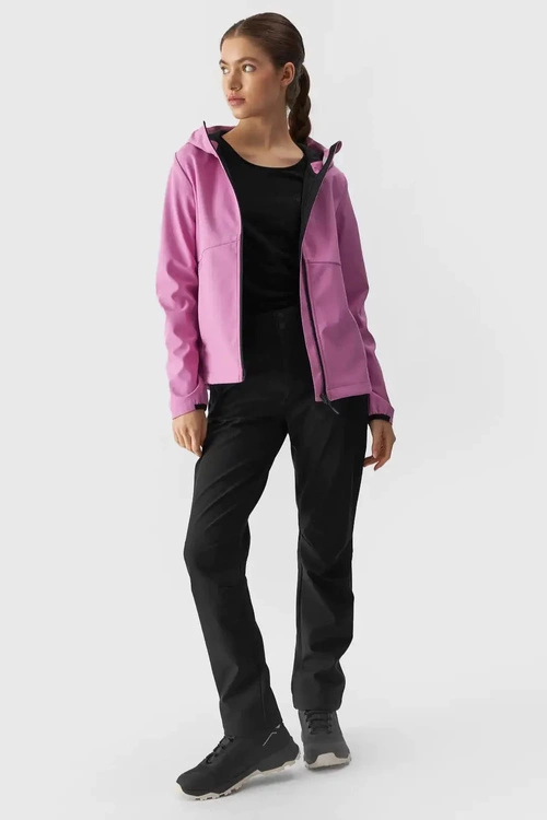 Kurtka Damska 4F Softshell Membrana 5000 4F 4FWAW24TSOFF285-54S Różowa