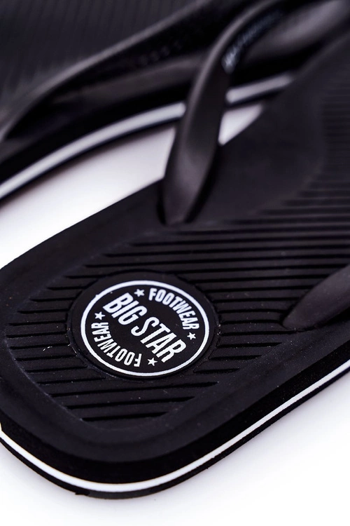 Męskie Klapki Japonki Big Star DD174669 Czarne