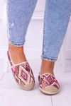 Lu Boo | Damskie Wsuwane Lniane Espadryle Bimbi
