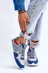 Damskie Sneakersy Big Star LL274421 Niebieskie