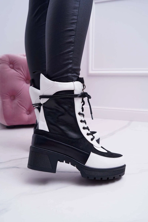 Botki Damskie Wysokie Sznurowane Ridley