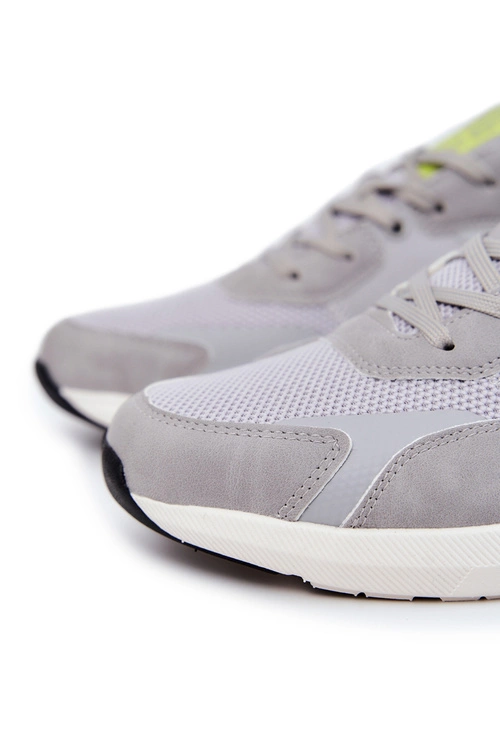 Męskie Sportowe Buty Memory Foam Big Star JJ174291 Szare