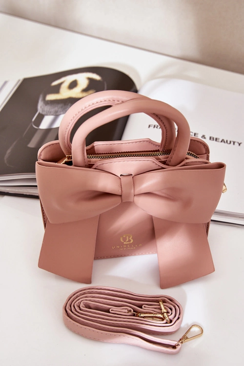 Mała Torebka Z Kokardą Jasnoróżowa Nesehe