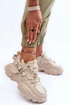 Buty Sportowe Sneakersy GOE MM2N4015 Beżowe