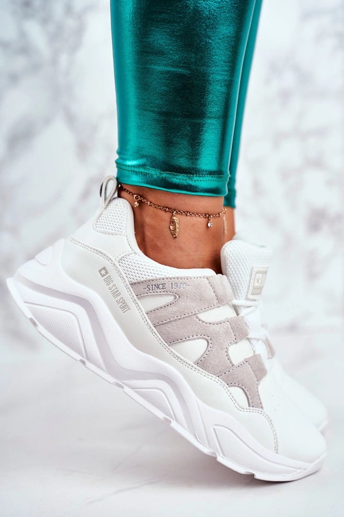 Damskie Sportowe Buty Big Star Białe GG274635