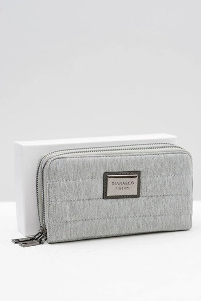 Duży Szary Damski Portfel